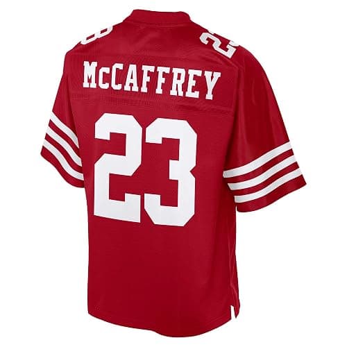Men's Christian McCaffrey Scarlet San Francisco 49ers Replica Jersey thumbnail 3