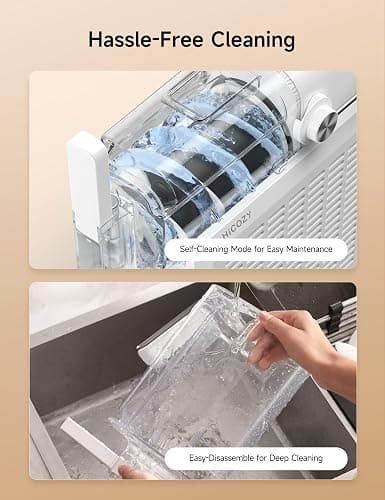 HiCOZY F1 Slushie Machine, Professional Frozen Drink Maker, Slushy Machine for Home, No Ice Needed, Self-Cleaning, 5 Presets for Milkshakes, Cocktail, Frappes, and More thumbnail 7