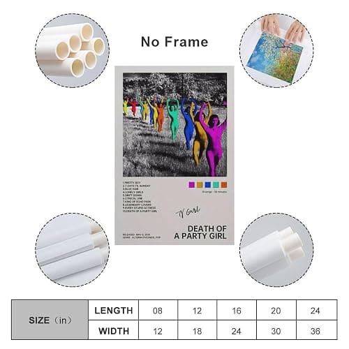 H8MZQ4X2KLP TV Girl Death of A Party Girl Canvas Poster Bedroom Decoration Landscape Office Valentine's Birthday Unframe-style08x12inch(20x30cm) thumbnail 2