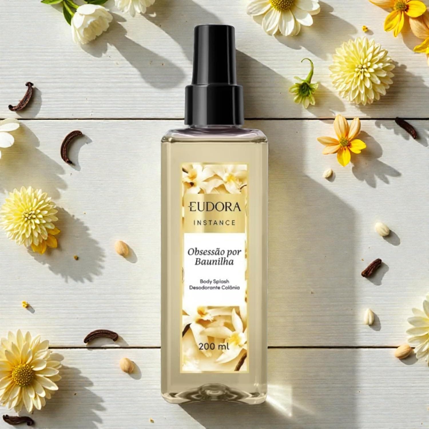 Eudora Body Splash Obsessão por Baunilha, Fragrância Oriental Gourmand, 200 ml thumbnail 4
