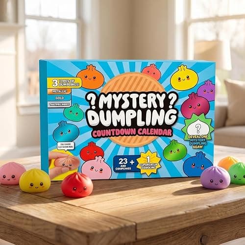 Fanskaty 24Pcs Dumpling Mystery Box,Dumplings Squeeze Stress Balls for Adults,Soft and Squeezable Stress-Relieving Dough, Birthday Gifts (24Pcs-A) thumbnail 6