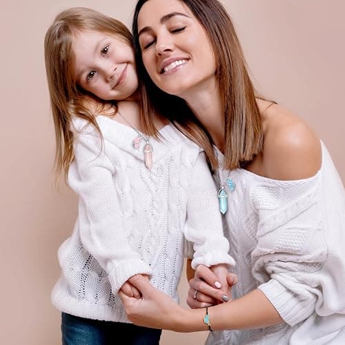 MJartoria BFF Necklace and Bracelets for 2-Crystal Friendship Necklace Bracelet Best Friend Necklace Matching Necklace Bracelets Gifts thumbnail 7