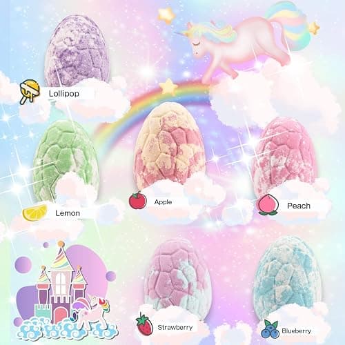 Bath Bombs for Kids with Toys Inside Bath Bombs for Girls with Surprise Inside Unicorn Bubble Bath Toys for Kids Ages 4-8 Gifts Girls Toys Age 4 5 6 7 8 Years Old Toddler Princess Birthday Gift thumbnail 2