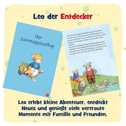 Leo Lausemaus – Schönste Vorlesegeschichten: Vorlesebuch für Kinder ab 3 Jahren mit 7 Kurzgeschichten über Abenteuer, Freunde, Familie & unvergessliche Vorlesezeit thumbnail 4