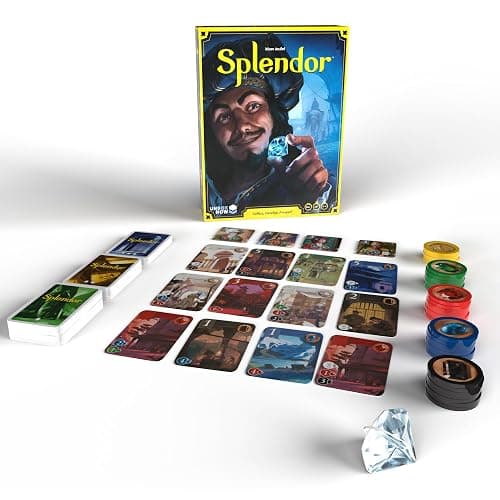 Splendor Board Game - Master The Art of Wealth and Prestige! - Engaging Gem Mining Strategy Game for Kids & Adults, Ages 10+, 2-4 Players, 30 Min Playtime thumbnail 5