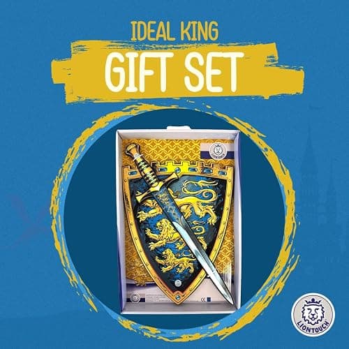 Liontouch - King Foam Sword & Shield Set for Kids - Age 3-6 - Triple Lion | Regal Design Inspired By Medieval Kings | Complete Toy Battle Set For Safe Role Play & Kingdom Adventures For Boys thumbnail 5