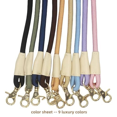 Lucpawz Lobster Snap Pet Leash 5FT, Special Strong Nylon Rope Dog Leash, Solid Color Rope Dog Lead for All Breeds(Blue, 5ft*10mm) thumbnail 7