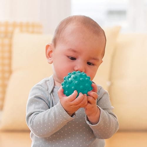 Infantino Textured Multi Ball Set - Toy for Sensory Exploration and Engagement for Ages 6 Months and up, 10 Piece Set thumbnail 4