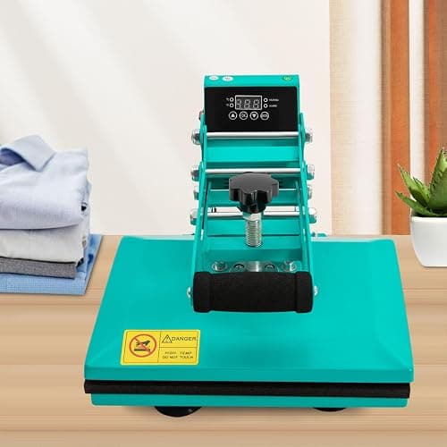 IOENC Heat Press Machine for T-Shirts,11.8 * 9 in Modern Portable Heat Press Machine with Adjustable Time& Temperature(0-752°F),700W Commercial Electric Heat Press Machine,Digital Sublimation Printer thumbnail 10