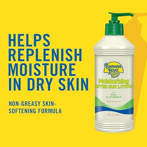 Banana Boat Moisturizing After Sun Lotion with Aloe and Vitamin E, 16Fl Oz, After Sun Care, Banana Boat After Sun Lotion, Sunburn Relief, 16Fl Oz thumbnail 3