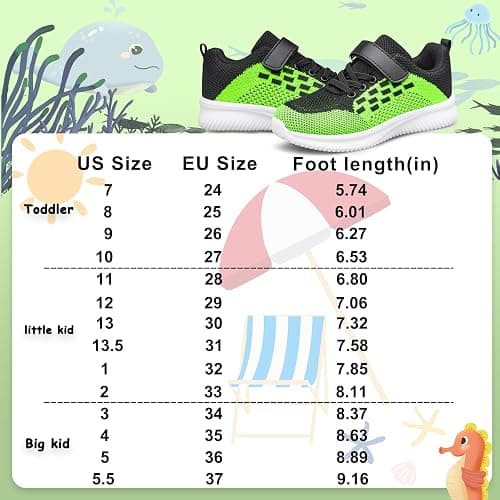 BNV Boys Girls Sneakers Kids Shoes Unisex Lightweight Breathable Athletic Running Tennis Fitness Shoes for Toddler/Little Kid/Big Kid thumbnail 2