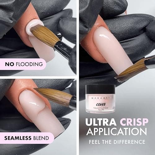 MakarttPro Acrylic Starter Kit for Beginners - Includes Pink & Clear Powder, High-Quality Acrylic Essentials Perfect for Aspiring Professional Nail Technicians thumbnail 6