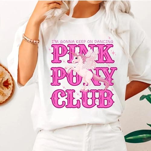 RIVER BOUTIQUE Chappell Roan Shirt, Pink Pony Club Shirt, I'm Gonna Keep On Dancing, Midwest Princess Tour Tee,Pride Music Tee,Pink Pony Club Shirt, Midwest Princess Tour, Sapphic Lesbian Pride Music Shirt, Keep On Dancing, Dancing Shirts thumbnail 8