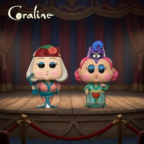 Funko Pop Movies: Coraline 15th Anniversary - Spink & Miss Forcible 2-Pack - Collectable Vinyl Figure - Gift Idea - Official Merchandise - Toys for Kids & Adults - Cartoon/Animation Fans thumbnail 2