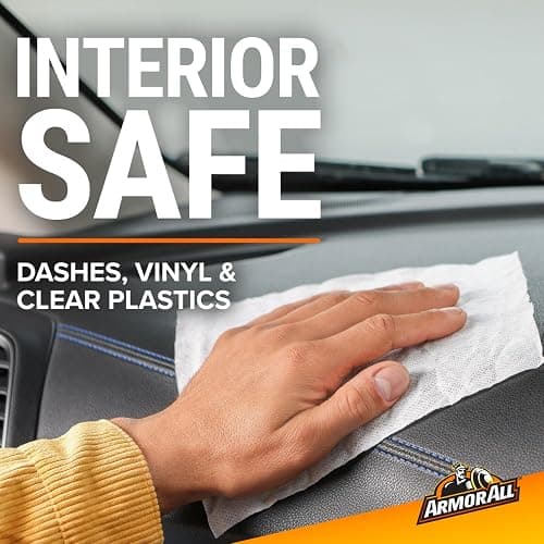 Armor All Car Cleaning Wipes, Wipes for Car Interior and Car Exterior, 90 Wipes Each thumbnail 5