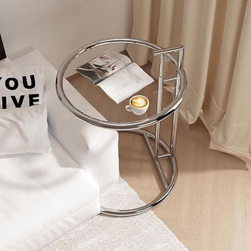 DECORN C-Shaped Sofa Side Table - Image 1