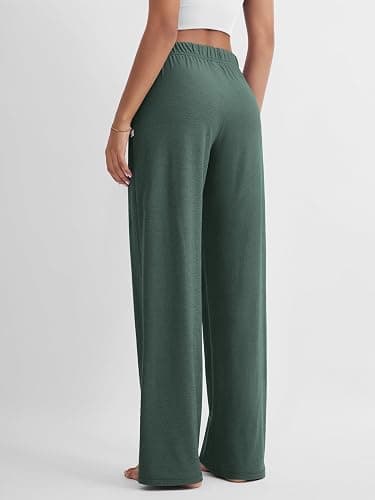 ODODOS Women's Straight Leg Pants Ultra Soft Stratum Tech Relaxed Casual Pajama Lounge Pants with Pockets-29/31" Inseam thumbnail 4
