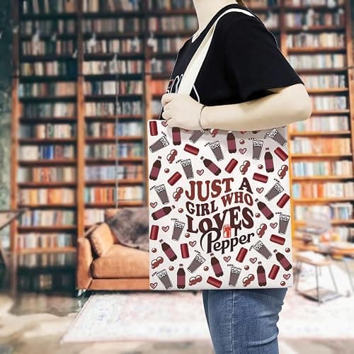 TSOTMO DR.P Merch DR.P Drinks Gift Soda Drinks Lovers Gift DR.P Beverage Tote Bag for DR.P Lovers (PPe Tote) thumbnail 3