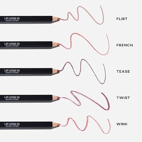 Saie Lip Liner 101 - Lip Pencil Made with a Creamy, Soft Matte Formula for a Naturally Framed or Fully Filled Look - Supercharged with Shea Butter & Jojoba Oil - Twist (.05 oz) thumbnail 7