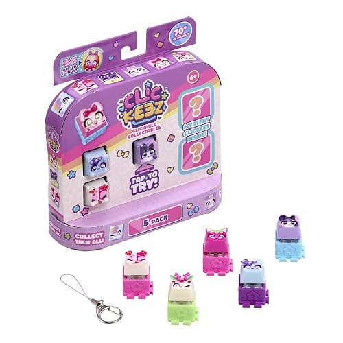 Clickeez: Multipack | Includes 5 Clickable Keyboard Collectibles! | 70 Characters to Find, Cute Themes & Rare Surprises | Girls Gifts and Collectables Ages 6+ - Image 1