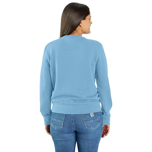 Carhartt Women's Relaxed Fit Midweight French Terry Crewneck Sweatshirt thumbnail 2
