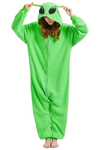 NAMHTOM Adult Astronaut Onesie Costume Pajamas Cartoon Onesie Halloween Sleepwear Zipper Jumpsuit thumbnail 2