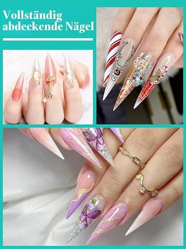 Deciniee Nageltips, 240 Stück Volle Abdeckung Quadratische Gerade Nagelspitzen Nails Tips für Gelnägel, 12 Größen Nail Tips, Soft Gel Nageltips Nagelspitzen für Nagelstudios und Diy Nail Art Zu Hause thumbnail 6