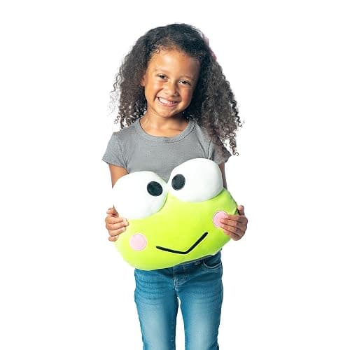 Northwest Keroppi Hello Keroppi Cloud Pillow 12" – Plush Kids Stuffed Toy, Cartoon Character, Bedroom Decor, Gift for Girls & Boys thumbnail 3