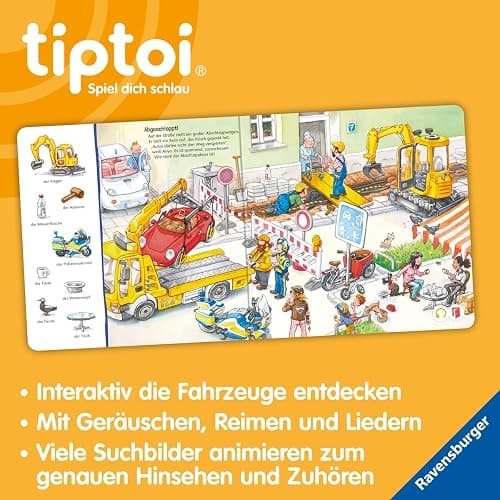 tiptoi® Suchen und Entdecken - Fahrzeuge, Buch für Kinder ab 2 Jahre thumbnail 5