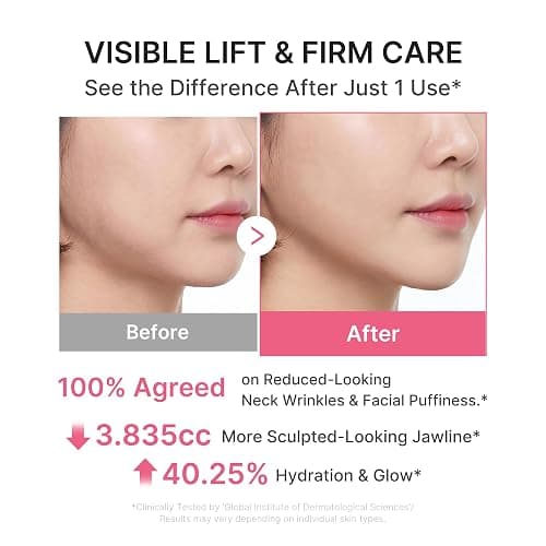 medicube PDRN Collagen Gua Sha Neck Wrinkle Cream - Firming, Contour Care | Built-In Gua Sha Massager with Volufiline 5% - For the Look of Fine Lines, Jawline, Neck, Décolleté, Korean Skincare, 3.17 oz thumbnail 4