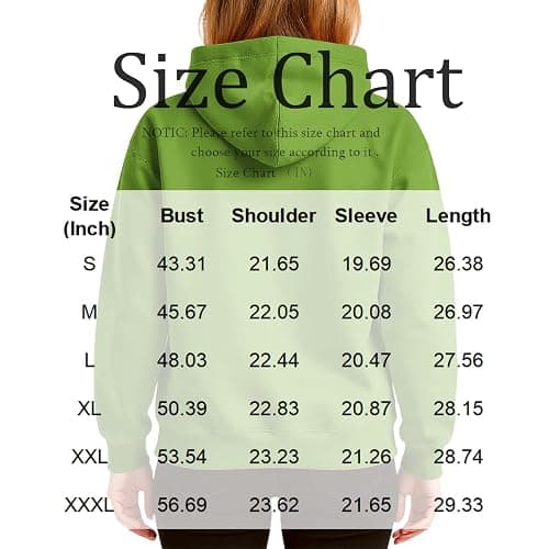 MABUTINGTI Ugly Christmas Hoodies for Women Green Monster Funny Cute Xmas Holiday Sweatshirt Winter Oversized Pullover Tops thumbnail 5