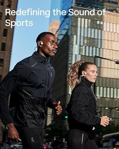 SHOKZ New OpenRun Pro 2 - Open-Ear, Bone Conduction Sport Headphones - with Reflective Strip - Sweat Resistant, Workout Headphones - Secure, Wireless, Comfortable Fit-Deep Bass and Smart Mic App - Standard - Silver thumbnail 4