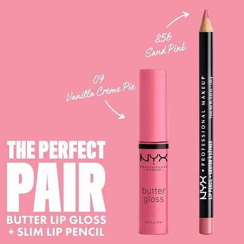 NYX PROFESSIONAL MAKEUP Butter Gloss, Non-Sticky Lip Gloss - Vanilla Cream Pie (Mauve) thumbnail 4