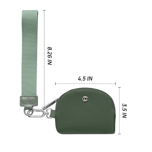 Mum's Memory Mini Zip Around Wristlet Wallet for Women Dual Pouch Wristlet Portable Wallet Coin Purse Mini Women Coin Pocket thumbnail 3