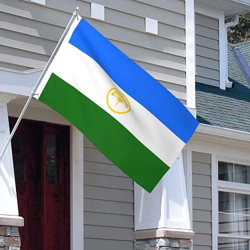 Double-Sided Flag of Bashkortostan Flag 3x5 Ft Durable Outdoor Decorative Banner Vivid Color Polyester Home Yard Flag thumbnail 2