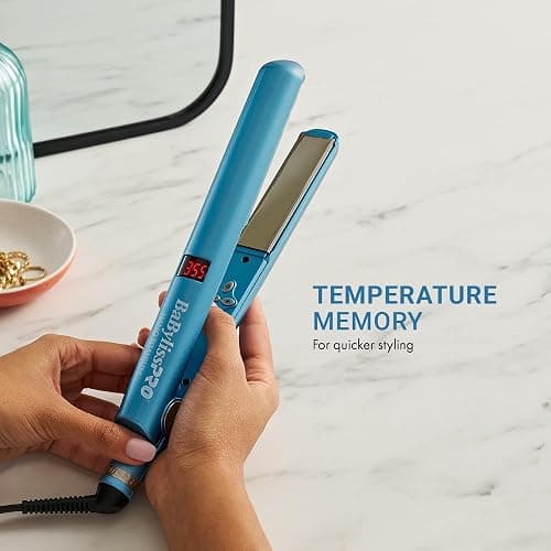 BaBylissPRO Nano Titanium Flat Iron Hair Straightener, Digital Flat Iron for Pro Salon Results, Styling Tool for All Hair Types thumbnail 4