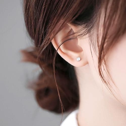 17 Pairs Earrings for Men, Stainless Steel Earrings For Men Sensitive Skin, Fashion Earring Piercing Jewelry Cross Dangle Hoop Earrings Kit Studs Long-lasting Shine thumbnail 8