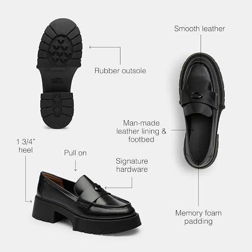 COACH Women's Leah Platform Loafers thumbnail 4