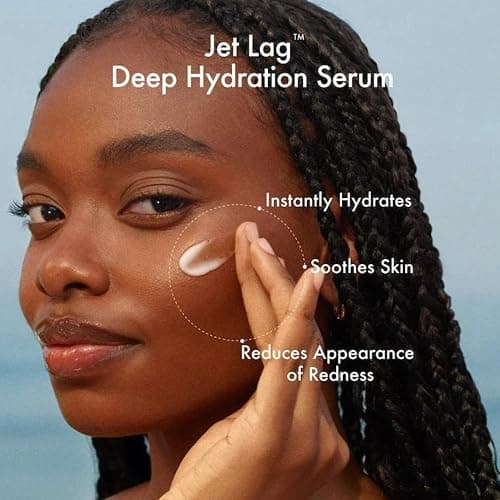 Summer Fridays Jet Lag™ Essentials - Mini Hydrating Skin Care Set With Jet Lag™ Mask, Eye Patches, Deep Hydration Face Serum & Hydration Mist - Travel Size Skincare Kit & Gift Set (4 Count) | Includes Jet Lag Face Mask, Under Eye Patches, Deep Hydration Face Serum & Mist, Travel Size Skin Care Kit & Gift Set thumbnail 4