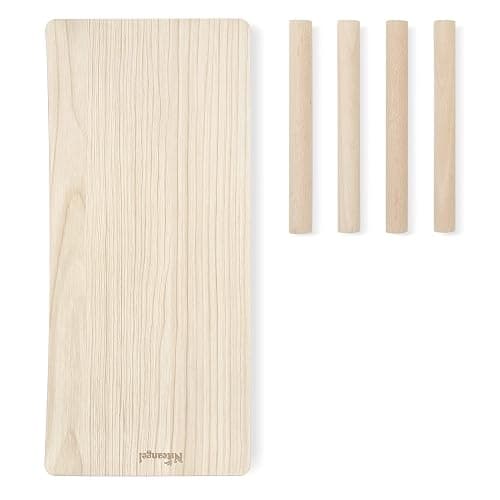 Niteangel Hamster Play Wooden Platform for Dwarf Syrian Hamsters Gerbils Mice Degus or Other Small Pets (Rectange - 7'' Height, Burlywood) thumbnail 7