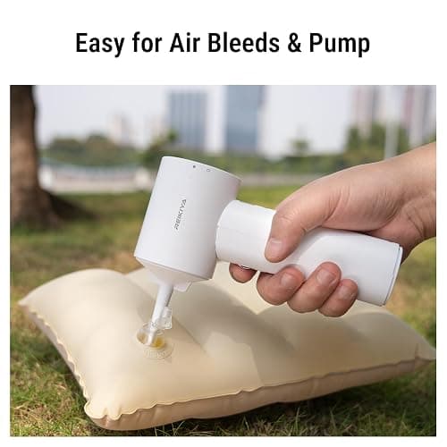 Small Car Vacuum Cleaner Cordless Portable& Rechargeable Air Duster White | 14kpa high power brushless motor, 150000rpm, 3600mAh*2 battery, with led green light, for home office car detailing cleaning thumbnail 2