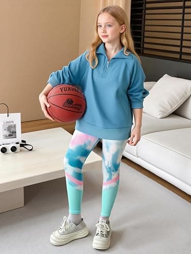 GRACE KARIN Girls Fall Outfit Teen 2 Piece Sweatshirt Sweatpant Back To School Tracksuit Fashion Cute Clothes Size 6-12 thumbnail 6