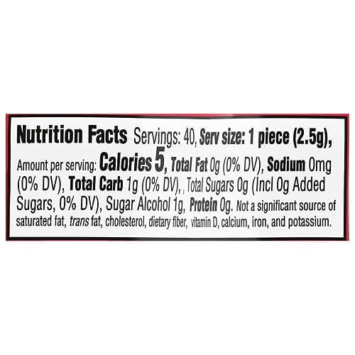Trident Vibes SOUR PATCH KIDS Redberry Sugar-Free Chewing Gum, 4-40 Piece Bottles (160 Total Pieces) - Redberry - 40 Count (Pack of 4) thumbnail 2