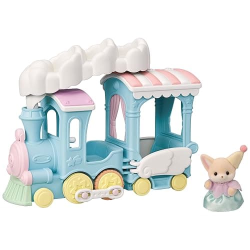 Sylvanian Families - Le petit train à vapeur - 1 figurine incluse - Plongez dans l'univers de la famille Sylvanian - Figurines animaux miniatures - Jouet enfant 3 ans et + - 5702 thumbnail 5