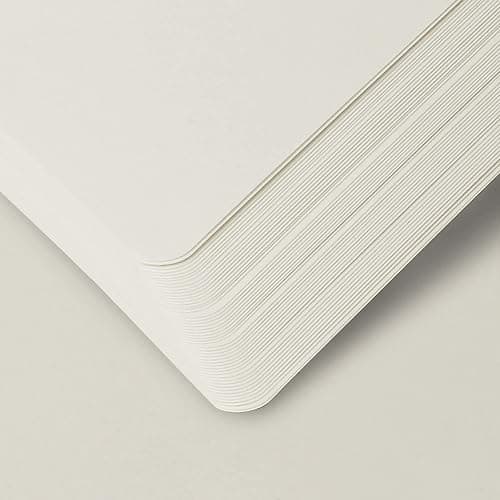 Rukasto Hardcover Notebook Blank Journal Sketchbook for Drawing, Medium 5.5 by 8.4 Inch, 100 GSM Thick Paper (Black, Plain) thumbnail 6