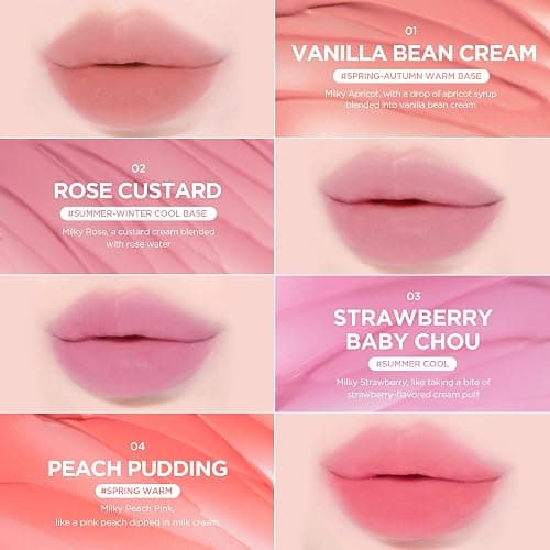 lilybyred Sweet Liar Milky Tint | Korean Moisture Matte Lip Stain, Milk Foam Texture, Hydro-Matte Barrier, Blurring Soft, Lightweight, Long-Lasting, Smudge-Proof, 0.14 oz. (02 Rose Custurd) thumbnail 6