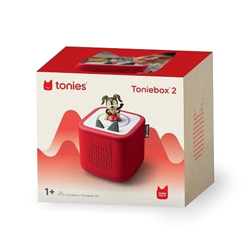 Toniebox 2 Audio Player Starter Set for Kids 1+ with Playtime Puppy - Sunset Red thumbnail 8