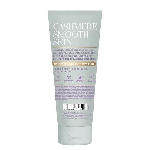 eos Cashmere Skin Collection Pre-Shave Scrub- Vanilla Cashmere, Exfoliating Body Scrub, Vanilla Body Scrub, Hydrating, Shea Sugar, 7 fl oz thumbnail 7