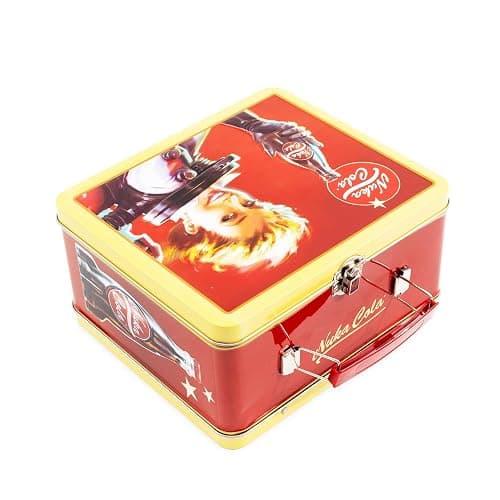 Fallout Nuka-Cola Retro-Style Metal Lunchbox | Reusable Storage Tin Container thumbnail 4