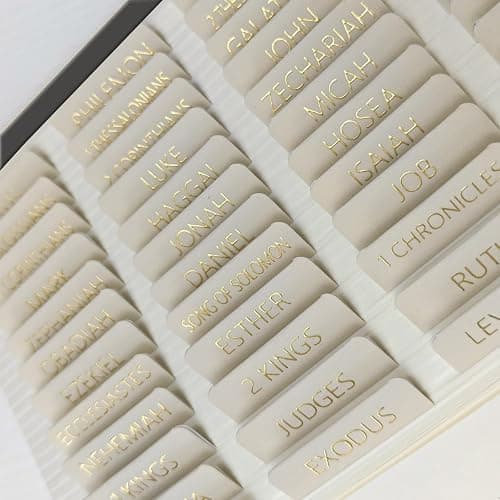 Laminated Bible Tabs for Women and Men,Bible Study Tabs,Bible Study Journaling Supplies,Bible Book Index Tabs thumbnail 5